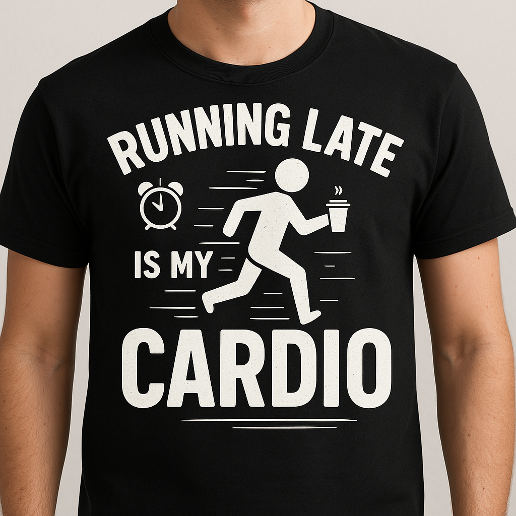 Running Late Is My Cardio  t6shirt unisex
